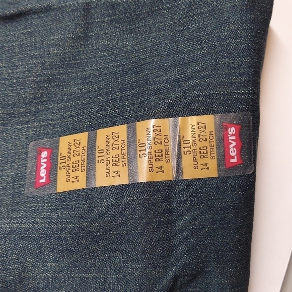 NWT Levi's 501 Super Skinny Blue Bayou W27XL27 - Picture 10 of 12